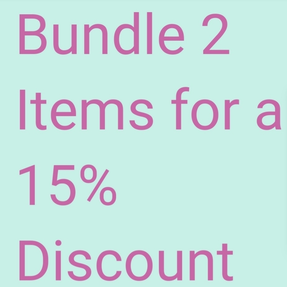 🌸Bundle 2 Items for 15% Discount!!🌸